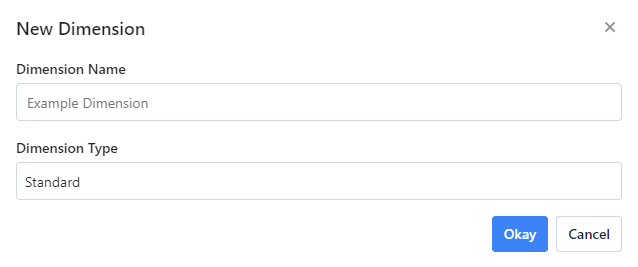 Create Dimension