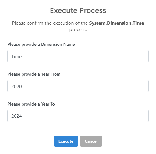Model Process Execute